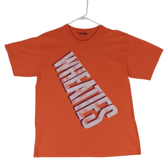 Steve & Barrys Wheaties Graphic T-Shirt Men's Large Orange Casual Cereal Logo - Picture 1 of 10